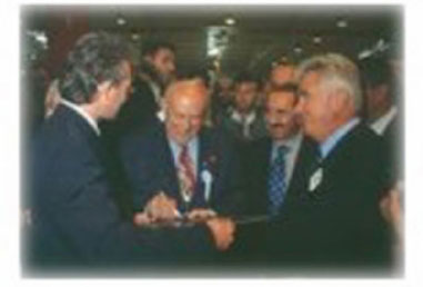 Opening of the new factory site by Süleyman Demirel, President of Turkish Republic